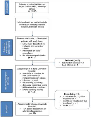 Persistent neurocognitive deficits in cognitively impaired survivors of sepsis are explained by reductions in working memory capacity